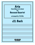 Bach, J.S. % Aria from the b minor Mass (score & parts) - 4BSN