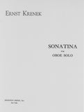 Krenek, Ernst % Sonatina (1958) - SOLO OB