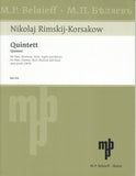 Rimsky-Korsakov, Nikolai % Quintet in Bb Major (1876) - FL/CL/HN/BSN/PN