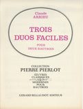 Arrieu, Claude % Trois Duos Faciles (performance score) - 2OB