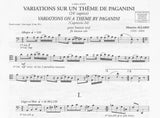 Allard, Maurice % Variations on a Theme of Paganini (24th Caprice) - SOLO BSN