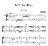Blavet, Michel % 7 Easy Duets (performance score) - OB/BSN