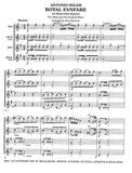 Soler, Antonio % Royal Fanfare (score & parts) - 2OB/2EH