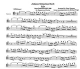 Bach, J.S. % Air from Pastorale, BWV 590 (parts only) - BSN/GUITAR