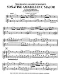 Mozart, Wolfgang Amadeus % Sonatine Amabile, K.487 (performance score) - OB/EH