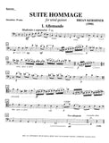 Kershner, Brian % Suite Hommage (score & parts) - WW5
