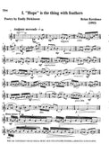 Kershner, Brian % Emily Dickinson Songs - OB/BSN/SOPRANO