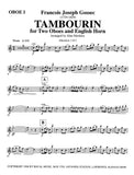 Gossec, Francois Joseph % Tambourin (score & parts) - 2OB/EH