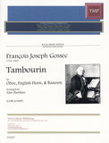 Gossec, Francois Joseph % Tambourin (score & parts) - OB/EH/BSN