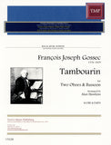 Gossec, Francois Joseph % Tambourin (score & parts) - 2OB/BSN
