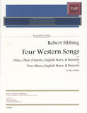 Sibbing, Robert % Four Western Songs (score & parts) - 2OB/EH/BSN