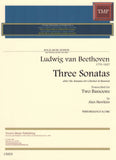 Beethoven, Ludwig van % Three Sonatas (performance score) - 2BSN
