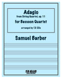 Barber, Samuel % Adagio, op. 11 (score & parts)(Ellis) - 4BSN