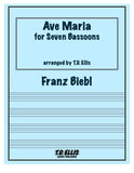 Biebl, Franz % Ave Maria (score & parts)(Ellis) - 7BSN