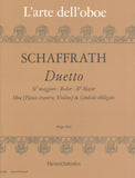 Schaffrath, Christoph % Duetto in Bb Major-OB/PN