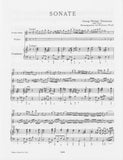 Telemann, Georg Philipp % Trio Sonata in a minor, TWV 42:a4 - FL/VLN/PN or OB/VLN/PN (Basso Continuo)
