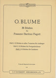 Blume, Oskar % 36 Etudes V3 (25-36)-BSN