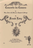 Levy, Frank % Concerto da Camera (Score & Parts)-OB/BSN/HN/TIMP/STGS