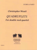 Weait, Christopher % Quadruplets (score & parts) - 2OB/2BSN