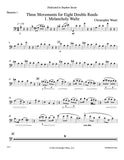 Weait, Christopher % Three Movements for Eight Double Reeds (score & parts) - DR CHOIR