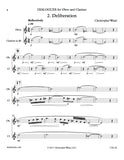 Weait, Christopher % Dialogues (score & parts) - OB/CL