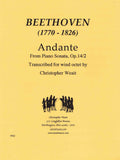 Beethoven, Ludwig van % Andante, op. 14, #2 (score & parts) - WW8