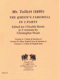 Tollett, Thomas % The Queen's Farewell (score & parts) - 2OB/BSN or OB/EH/BSN or 2OB/EH