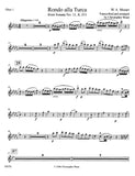 Mozart, Wolfgang Amadeus % Rondo Alla Turca K331 (Score & Parts)-CHAMBER WINDS
