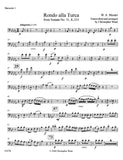 Mozart, Wolfgang Amadeus % Rondo Alla Turca K331 (Score & Parts)-CHAMBER WINDS
