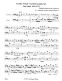Telemann, Georg Philipp % Duo Sonata #4 (1727)(performance scores) - BSN/CEL