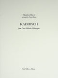 Ravel, Maurice % Kaddisch from "Deux Melodies Hebraiques" (score & parts) - 11 PLAYERS