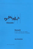 Koetsier, Jan % Nonett Op 49a (Score Only)-OB/CL/BSN/HN/STG4/KB