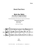 Davis, Daniel % Bulto San Ysidro (score & parts) - FL/EH/BSN