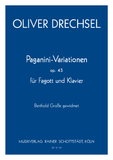 Drechsel, Oliver % Paganini Variations, op. 45 - BSN/PN
