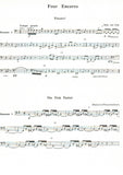 Collection % Four Encores (score & parts)-2OB/2CL/2HN/2BSN/KB/TPT