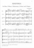 Donizetti, Gaetano % Sinfonia for Winds (score only) - FL/2OB/2CL/2HN/2BSN