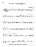 Thuri, Frantisek Xaver % Czech Folksong Suite (score & parts) - OB/CL/BSN