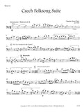 Thuri, Frantisek Xaver % Czech Folksong Suite (score & parts) - OB/CL/BSN
