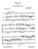 Anonymous % Trio in C (score & parts) - 3BSN