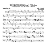 Fryberg, Mart % The Bassoon Man Polka (score & parts) - WW4