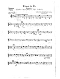Bach, J.S. % Fugue in Eb Major (score & parts) - OB/CL/BSN/HN