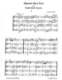 Haydn, Franz Joseph % Quartet, op. 2, #6 (score & parts) - 2OB/EH/BSN