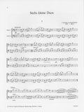 Dietter, Christian Ludwig % Six Little Duos, op. 1 (performance score) - 2BSN