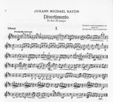 Haydn, Michael % Divertimento in D Major (parts only) - FL/OB/BSN/HN