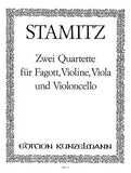 Stamitz, Karl % Two Quartets, op. 19 (parts only) - BSN/VLN/VLA/CEL
