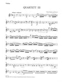 Danzi, Franz % Quartet, op. 40, #3 (parts only) - BSN/STG3