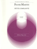 Martin, Frank % Petite Complainte - OB/PN