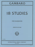 Gambaro, Giovanni Battista % 18 Studies (Kovar) - BSN