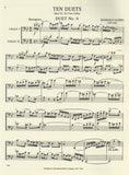 Gliere, Rheinhold % Ten Duets, op. 65, V2 (parts only) - 2BSN or 2CEL