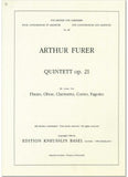 Furer, Arthur % Quintet Op 21 (Parts Only)-WW5